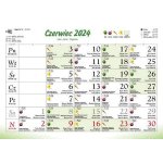 Kalendarz biodynamiczny ścienny 2024 - OGRÓDKI PRZYDOMOWE