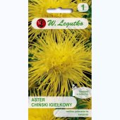 Aster chiński igiełkowy wysoki żółty (Callistephus chinensis) - 1 g