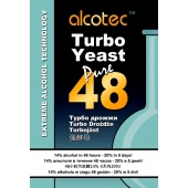 Drożdże gorzelnicze aktywne Turbo Yeast Pure 48 ALCOTEC - 135 g