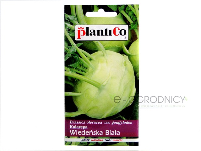 Kalarepa WIEDEŃSKA BIAŁA (Brassica oleracea convar. acephala var. gongylodes) - 2 g